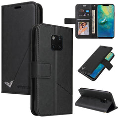 GQUTROBE Right Angle Leather Phone Case, For Huawei Mate 30 Lite, For Huawei Mate 30 Pro, For Huawei Mate 20 Pro, For Huawei P30