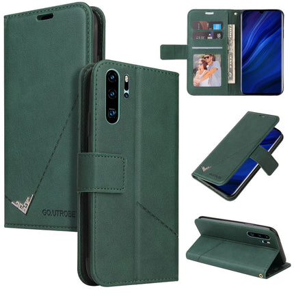 GQUTROBE Right Angle Leather Phone Case, For Huawei P30 Pro, For Huawei P20 Lite, For Huawei P20 Pro, For Huawei Y7p