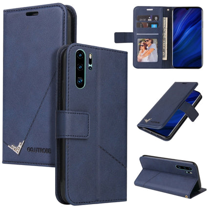 GQUTROBE Right Angle Leather Phone Case, For Huawei P30 Pro, For Huawei P20 Lite, For Huawei P20 Pro, For Huawei Y7p
