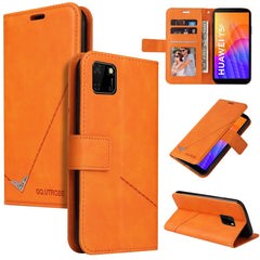 GQUTROBE Right Angle Leather Phone Case, For Huawei Y6p, For Huawei Y5p / Honor 9S, For Huawei P Smart Z, For Honor 10 Lite