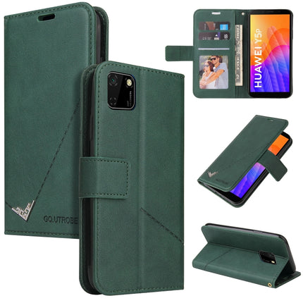 GQUTROBE Right Angle Leather Phone Case, For Huawei Y6p, For Huawei Y5p / Honor 9S, For Huawei P Smart Z, For Honor 10 Lite
