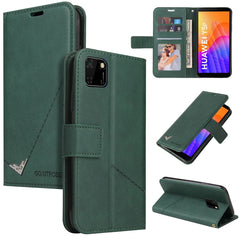 GQUTROBE Right Angle Leather Phone Case, For Huawei Y6p, For Huawei Y5p / Honor 9S, For Huawei P Smart Z, For Honor 10 Lite