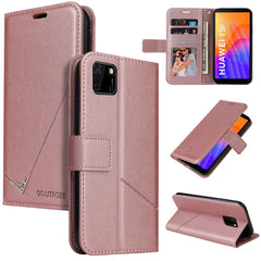 GQUTROBE Right Angle Leather Phone Case, For Huawei Y6p, For Huawei Y5p / Honor 9S, For Huawei P Smart Z, For Honor 10 Lite