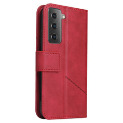 GQUTROBE Right Angle Leather Phone Case, For Samsung Galaxy S21 5G, For Samsung Galaxy S21+ 5G, For Samsung Galaxy S21 Ultra 5G, For Samsung Galaxy S22 5G