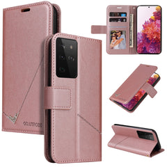 GQUTROBE Right Angle Leather Phone Case, For Samsung Galaxy S21 5G, For Samsung Galaxy S21+ 5G, For Samsung Galaxy S21 Ultra 5G, For Samsung Galaxy S22 5G