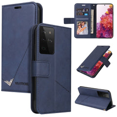 GQUTROBE Right Angle Leather Phone Case, For Samsung Galaxy S21 5G, For Samsung Galaxy S21+ 5G, For Samsung Galaxy S21 Ultra 5G, For Samsung Galaxy S22 5G