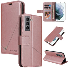 GQUTROBE Right Angle Leather Phone Case, For Samsung Galaxy S21 5G, For Samsung Galaxy S21+ 5G, For Samsung Galaxy S21 Ultra 5G, For Samsung Galaxy S22 5G