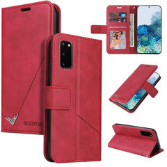 GQUTROBE Right Angle Leather Phone Case, For Samsung Galaxy S22+ 5G, For Samsung Galaxy S22 Ultra 5G, For Samsung Galaxy S20, For Samsung Galaxy S20+