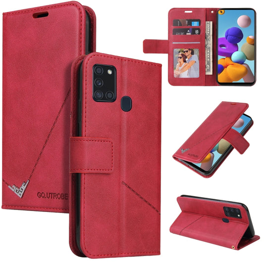 GQUTROBE Right Angle Leather Phone Case, For Samsung Galaxy A21s, For Samsung Galaxy Note10 Lite / A81, For Samsung Galaxy A71, For Samsung Galaxy A51
