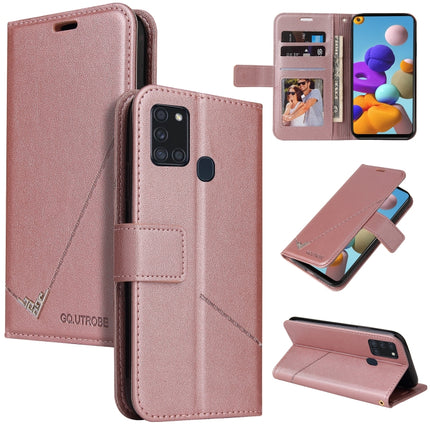 GQUTROBE Right Angle Leather Phone Case