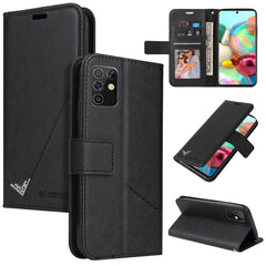 GQUTROBE Right Angle Leather Phone Case, For Samsung Galaxy A21s, For Samsung Galaxy Note10 Lite / A81, For Samsung Galaxy A71, For Samsung Galaxy A51