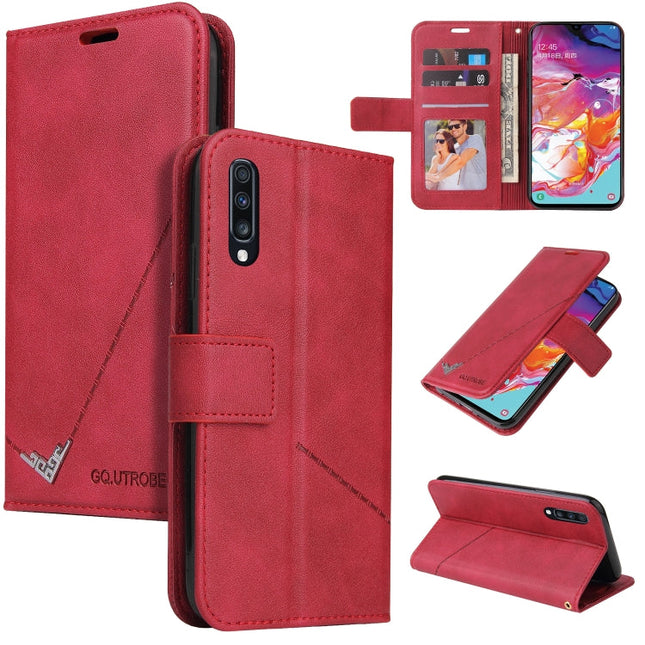GQUTROBE Right Angle Leather Phone Case, For Samsung Galaxy A70, For Samsung Galaxy A50, For Samsung Galaxy A40, For Samsung Galaxy A20 / 30