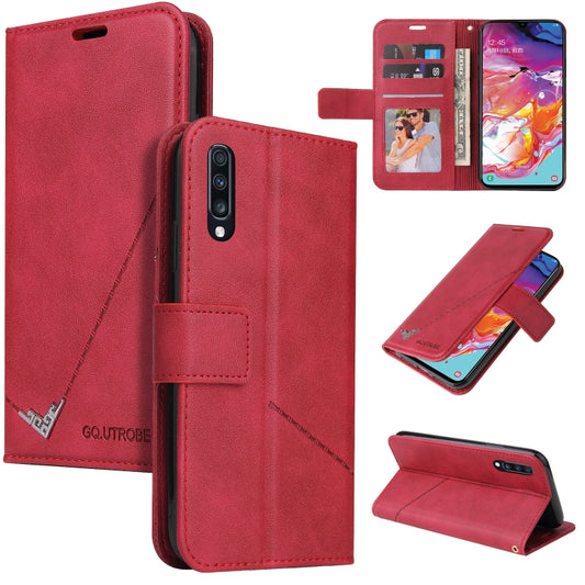 GQUTROBE Right Angle Leather Phone Case, For Samsung Galaxy A70, For Samsung Galaxy A50, For Samsung Galaxy A40, For Samsung Galaxy A20 / 30
