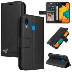 GQUTROBE Right Angle Leather Phone Case, For Samsung Galaxy A70, For Samsung Galaxy A50, For Samsung Galaxy A40, For Samsung Galaxy A20 / 30