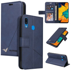 GQUTROBE Right Angle Leather Phone Case, For Samsung Galaxy A20e, For Samsung Galaxy A20s, For Samsung Galaxy A10s, For Samsung Galaxy A10 / M10
