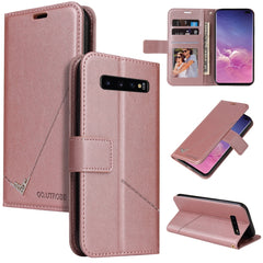 GQUTROBE Right Angle Leather Phone Case, For Samsung Galaxy S10, For Samsung Galaxy S10e, For Samsung Galaxy S10+