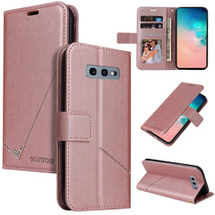 GQUTROBE Right Angle Leather Phone Case, For Samsung Galaxy S10, For Samsung Galaxy S10e, For Samsung Galaxy S10+