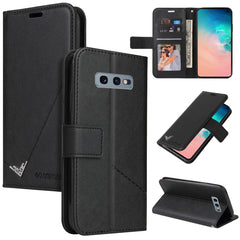 GQUTROBE Right Angle Leather Phone Case, For Samsung Galaxy S10, For Samsung Galaxy S10e, For Samsung Galaxy S10+