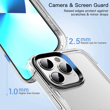Transparent Armor Phone Case, For iPhone 14 Pro Max, For iPhone 14 Pro
