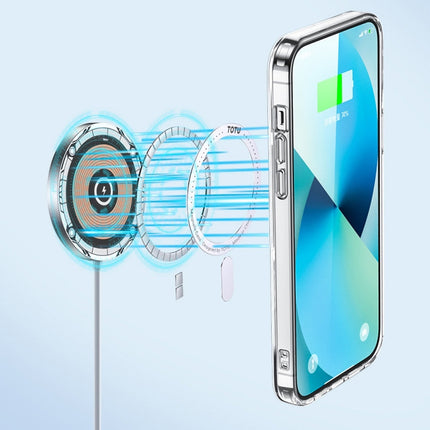TOTUDESIGN AA-160 Crystal Shield Series Magnetic Case, For iPhone 14, For iPhone 14 Pro