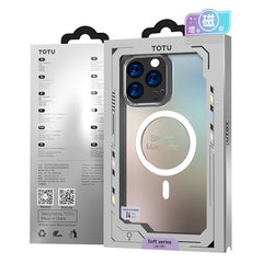 TOTUDESIGN AA-160 Crystal Shield Series Magnetic Case, For iPhone 14, For iPhone 14 Pro