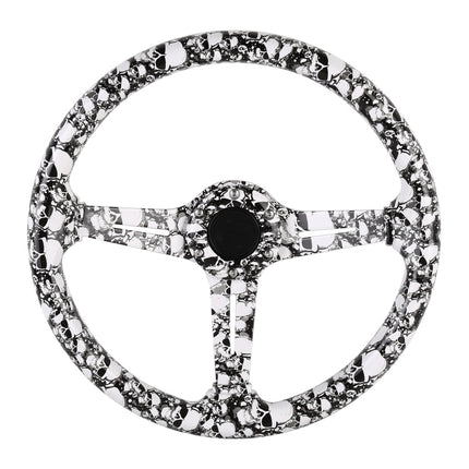 35cm Car Racing Graffiti ABS Steering Wheel