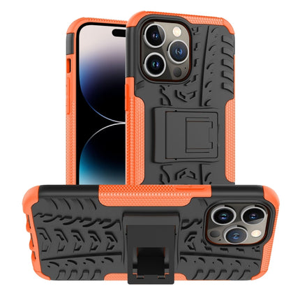 Tire Texture TPU + PC Phone Case with Holder, For iPhone 14, For iPhone 14 Plus, For iPhone 14 Pro