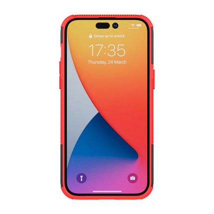 Tire Texture TPU + PC Phone Case with Holder, For iPhone 14 Pro Max