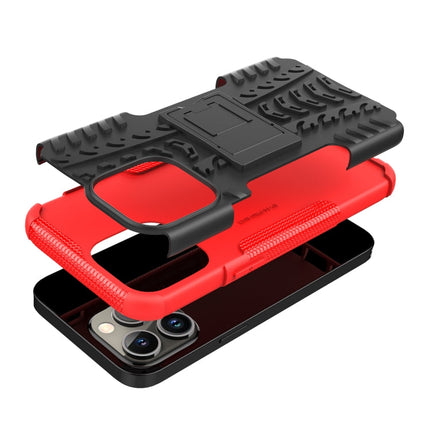 Tire Texture TPU + PC Phone Case with Holder, For iPhone 14 Pro Max