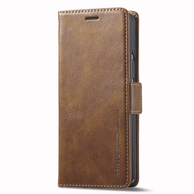 LC.IMEEKE RFID Anti-theft Leather Phone Case, For Samsung Galaxy Z Fold4 5G, For Samsung Galaxy Z Flip4 5G, For Samsung Galaxy Z Flip3 5G