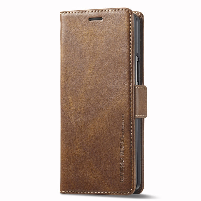 LC.IMEEKE RFID Anti-theft Leather Phone Case, For Samsung Galaxy Z Fold4 5G, For Samsung Galaxy Z Flip4 5G, For Samsung Galaxy Z Flip3 5G