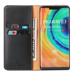 Fierre Shann PU Genuine Leather Texture Horizontal Flip Leather Case with Holder & Card Slots & Wallet, For Huawei Mate 30 Pro, For Huawei Mate 30, For Huawei P40, For Huawei P40 Pro, For Samsung Galaxy A71, For Samsung Galaxy A51, For Samsung Galaxy S20