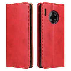 Fierre Shann PU Genuine Leather Texture Horizontal Flip Leather Case with Holder & Card Slots & Wallet, For Huawei Mate 30 Pro, For Huawei Mate 30, For Huawei P40, For Huawei P40 Pro, For Samsung Galaxy A71, For Samsung Galaxy A51, For Samsung Galaxy S20