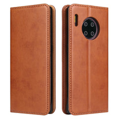 Fierre Shann PU Genuine Leather Texture Horizontal Flip Leather Case with Holder & Card Slots & Wallet, For Huawei Mate 30 Pro, For Huawei Mate 30, For Huawei P40, For Huawei P40 Pro, For Samsung Galaxy A71, For Samsung Galaxy A51, For Samsung Galaxy S20