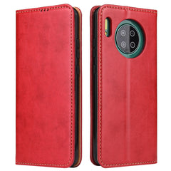 Fierre Shann PU Genuine Leather Texture Horizontal Flip Leather Case with Holder & Card Slots & Wallet, For Huawei Mate 30 Pro, For Huawei Mate 30, For Huawei P40, For Huawei P40 Pro, For Samsung Galaxy A71, For Samsung Galaxy A51, For Samsung Galaxy S20