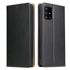 Fierre Shann PU Genuine Leather Texture Horizontal Flip Leather Case with Holder & Card Slots & Wallet, For Huawei Mate 30 Pro, For Huawei Mate 30, For Huawei P40, For Huawei P40 Pro, For Samsung Galaxy A71, For Samsung Galaxy A51, For Samsung Galaxy S20