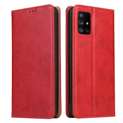 Fierre Shann PU Genuine Leather Texture Horizontal Flip Leather Case with Holder & Card Slots & Wallet, For Huawei Mate 30 Pro, For Huawei Mate 30, For Huawei P40, For Huawei P40 Pro, For Samsung Galaxy A71, For Samsung Galaxy A51, For Samsung Galaxy S20