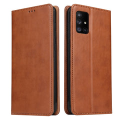 Fierre Shann PU Genuine Leather Texture Horizontal Flip Leather Case with Holder & Card Slots & Wallet, For Huawei Mate 30 Pro, For Huawei Mate 30, For Huawei P40, For Huawei P40 Pro, For Samsung Galaxy A71, For Samsung Galaxy A51, For Samsung Galaxy S20