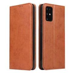 Fierre Shann PU Genuine Leather Texture Horizontal Flip Leather Case with Holder & Card Slots & Wallet, For Huawei Mate 30 Pro, For Huawei Mate 30, For Huawei P40, For Huawei P40 Pro, For Samsung Galaxy A71, For Samsung Galaxy A51, For Samsung Galaxy S20