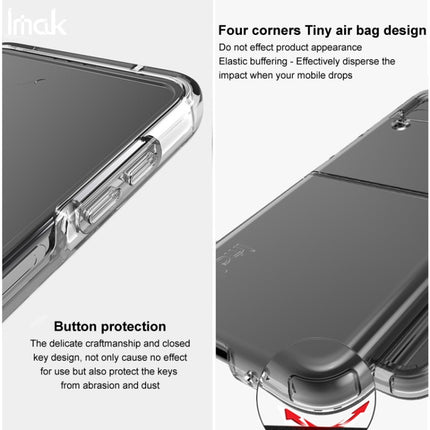 imak UX-6 series All-inclusive Shockproof Airbag TPU Invisible Phone Case, For Samsung Galaxy Z Flip4 5G