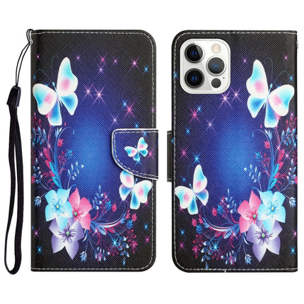 Colored Drawing Leather Phone Case, For iPhone 13 Pro Max