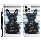 For iPhone 12 / 12 Pro / Black Dog