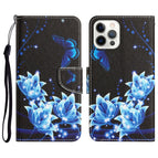 For iPhone 12 Pro Max / Blue Butterfly