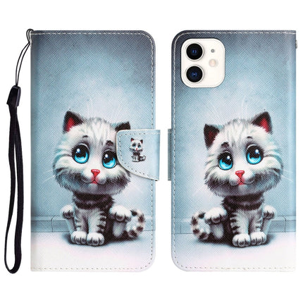 Colored Drawing Leather Phone Case, For iPhone 11