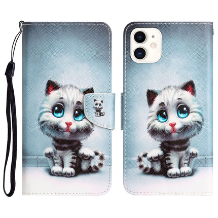 Colored Drawing Leather Phone Case, For iPhone 11