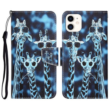 Colored Drawing Leather Phone Case, For iPhone 11