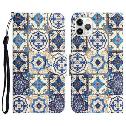 Colored Drawing Leather Phone Case, For iPhone 11 Pro