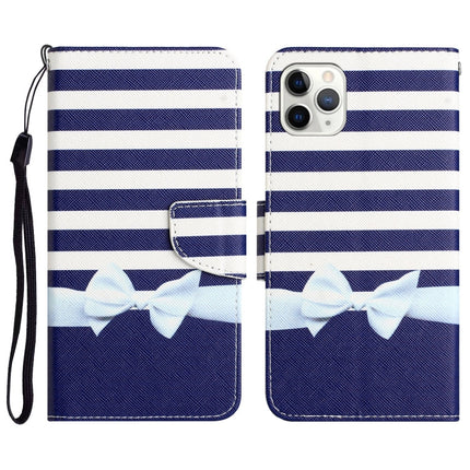 Colored Drawing Leather Phone Case, For iPhone 11 Pro