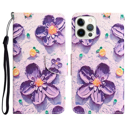 Colored Drawing Leather Phone Case, For iPhone 11 Pro Max