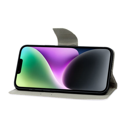 Colored Drawing Leather Phone Case, For iPhone XR